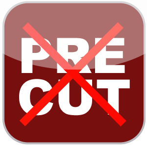 Never Pre-Cut Pads