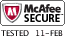 McAfee Secure sites help keep you safe from identity theft, credit card fraud, spyware, spam, viruses and online scams