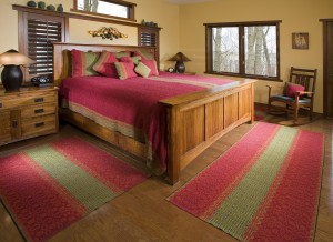 Red and Green Rug