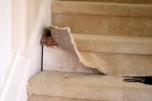 how to use rug pad on stairs